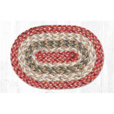 CAPITOL IMPORTING CO Area Rugs, 10 X 10 In. Jute Round Olive Swatch 46-924